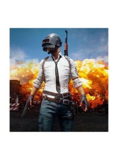 Pubg MDF Wall Art Multicolour 30x30centimeter
