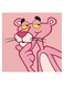 Cartoon Themed Decorative Wall Art Pink/White 30x30cm