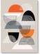 Abstract Art Wall Art Multicolour 40x60cm