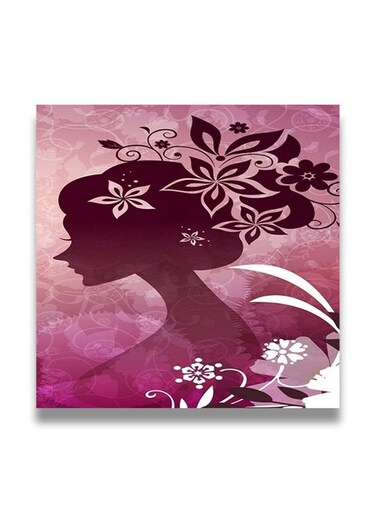Decorative MDF Wall Art Painting Multicolour 30 x 30cm