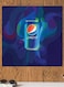 Pepsi Can Themed Printed MDF Wall Art Purple/Blue/Green 30x30cm