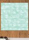 Printed Wall Art Green/White 30x30cm