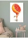 Orange Wall Art Multicolour 40x60cm