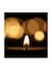 Candle MDF Wall Art Multicolour 30x30centimeter