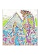 Women With Camel MDF Wall Art Painting Multicolour 30x30centimeter