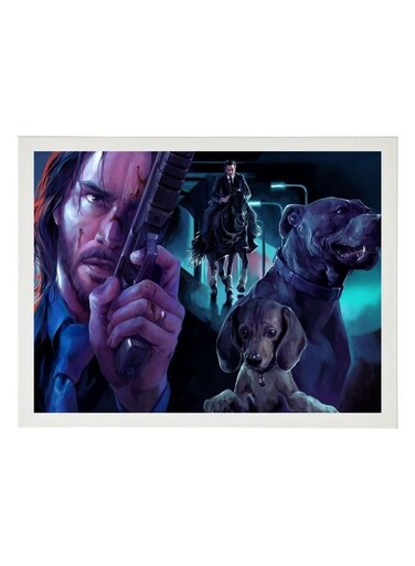 Wall Art Poster Frame John Wick 21X30 cm