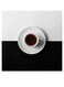 Tea Cup Themed Printed MDF Wall Art White/Black/Brown 30x30cm