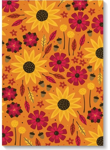 Flowers Wall Art Multicolour 40x60cm