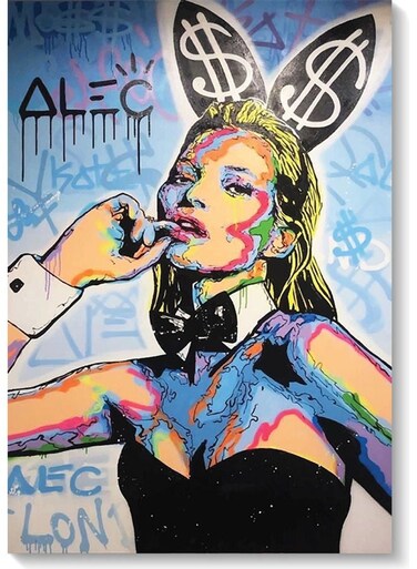 Alec Monopoly Wall Art Multicolour 40x60cm