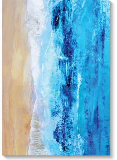 Beach Wall Art Multicolour 40x60cm