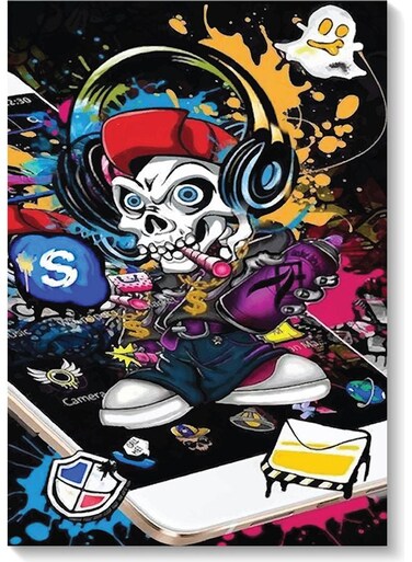 Hip Hop Wall Art Multicolour 40x60cm