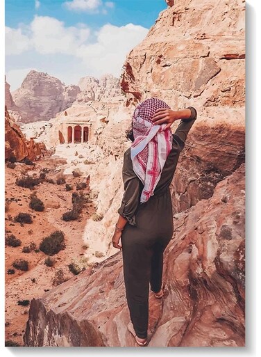 Petra Jordan Wall Art Multicolour 40x60cm