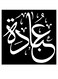 Obada Printed Wall Art Black/White 30x30cm