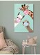 Animals Wall Art Painting Multicolour 40x60cm