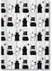 Decorative Wall Art Painting White/Black/Brown 40 x 60cm