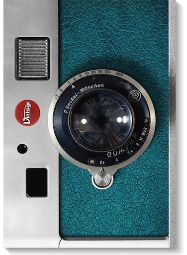 Camera Wall Art Painting Multicolour 40x60cm