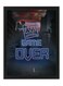 Game Over Neon Wall Art Poster Frame 21 x 30 cm