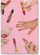 Lipstick Wall Art Multicolour 40x60cm
