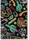 Mexican Icons Wall Art Multicolour 40x60cm