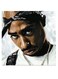 2Pac Printed Wall Art White/Brown/Black 30x30cm