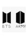 BTS Army Boy Band MDF Wall Art Multicolour 30x30centimeter