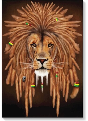 Decorative Wall Art Painting Brown 40 x 60cm