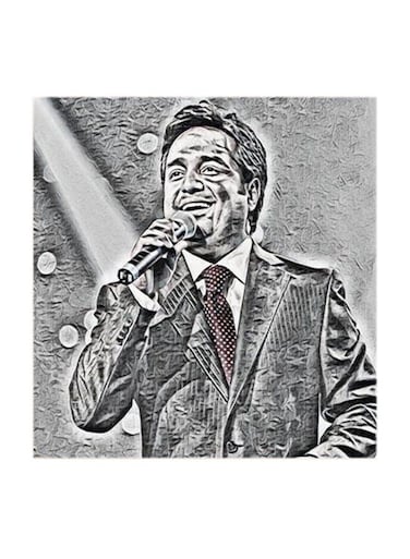 Rashed Al-Majed MDF Wall Art Multicolour 30x30centimeter