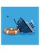 Titanic Printed Wall Art Blue/Orange/White 30x30cm