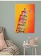 Leaning Tower Of Pisa Themed Wall Art Painting Multicolour 40x60cm
