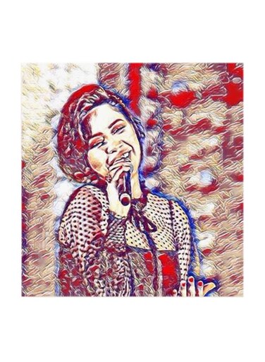 Sherine MDF Wall Art Multicolour 30x30cm