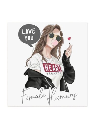 Heart Breaker MDF Wall Art Multicolour 30x30cm