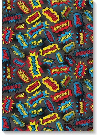 Pop Art Printed Wall Art Grey/Red/Yellow 40x60cm