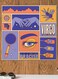 Virgo Themed Wall Art Purple/Yellow/Orange 30x30cm