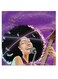 Esperanza Spalding Themed Wall Art Purple/Black/Brown 30x30cm