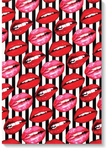 Lips Wall Art Multicolour 40x60cm