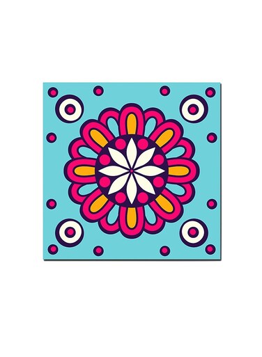 Mandala Art Wall Art Painting Multicolour 30 x 30cm