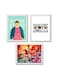 stranger things digital Wall Art Set Of 3 Poster Frames 30x40 cm