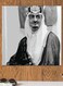 King Faisal Bin Abdulaziz Printed Wall Art Grey/Black/White 30x30cm