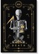 Skeleton Wall Art Multicolour 40x60cm