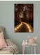 Road And Lights Wall Art Multicolour 40x60cm