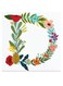 Alphabet D Themed Wall Art Red/Blue/Yellow 30x30cm