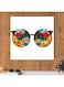 Sunglasses Pop Art Wall Art Painting Multicolour 30 x 30cm