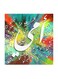 Omi MDF Wall Art Multicolour 30x30cm