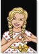 Little Girl Wall Art Multicolour 40x60cm