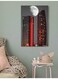 Towers And Moon Wall Art Multicolour 40x60cm