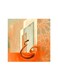 Abstract Arabic Painting Mdf Wall Art Multicolour 30x30centimeter