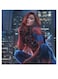 Spider Woman Themed Wall Art Blue/Red/Grey 30x30cm