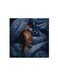 Women And Crow Wall Art Painting Blue/Brown/Black 30 x 30cm