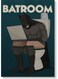 Batroom Wall Art Painting Multicolour 40x60cm