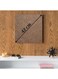 George Wassouf MDF Wall Art Brown/White 30x0.5x30cm